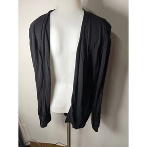 Old Navy Black Long Sleeve Open Front Cardigan Sweater Womens XL